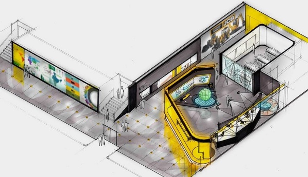 工程機械企業(yè)展廳設計案例