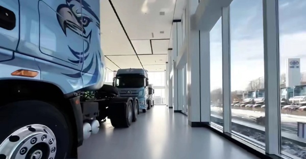 一汽解放重卡展廳設計案例分享