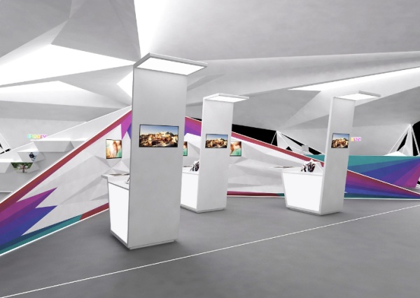 美觀又實(shí)用的展廳造型！