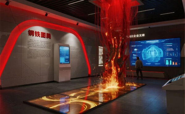 被千度鋼流燙到心跳，鋼鐵企業(yè)科技展廳也太酷了吧？