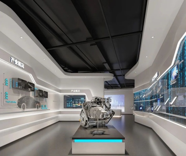 機(jī)械企業(yè)辦公展廳設(shè)計(jì)