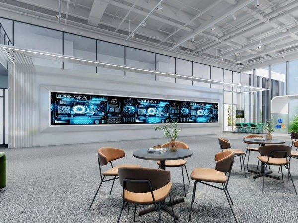 安得智聯辦公樓中庭展廳設計 安得智聯辦公樓中庭展廳設計