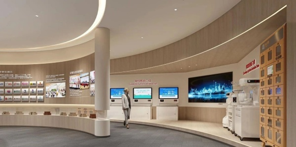 現(xiàn)代智能展廳辦公室案例