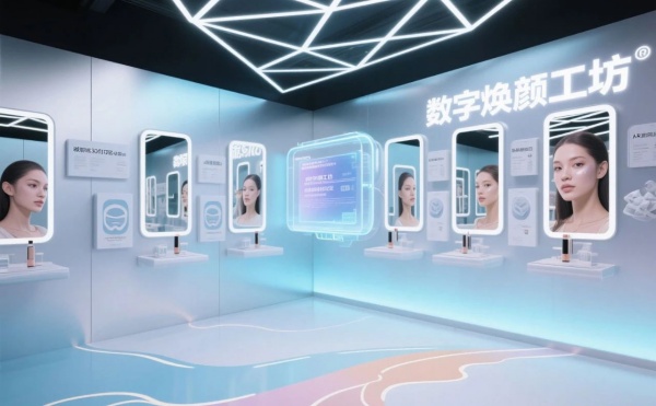 美妝行業科技展廳設計