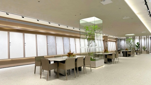 展廳煥新升級(jí)壹號(hào)瓷磚巖板總部展廳，讓高階審美以極致細(xì)節(jié)落地