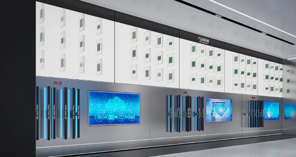 電子元件展廳微觀世界的科技之美