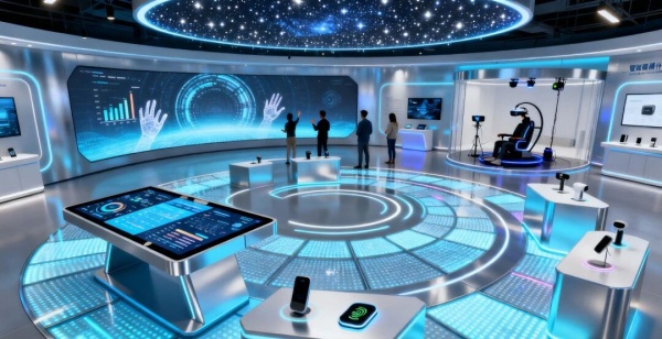 智能硬件企業展廳設計怎么做才能凸顯科技先鋒感？