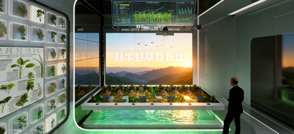 奶牛主題展廳的沉浸式設計與科普賦能